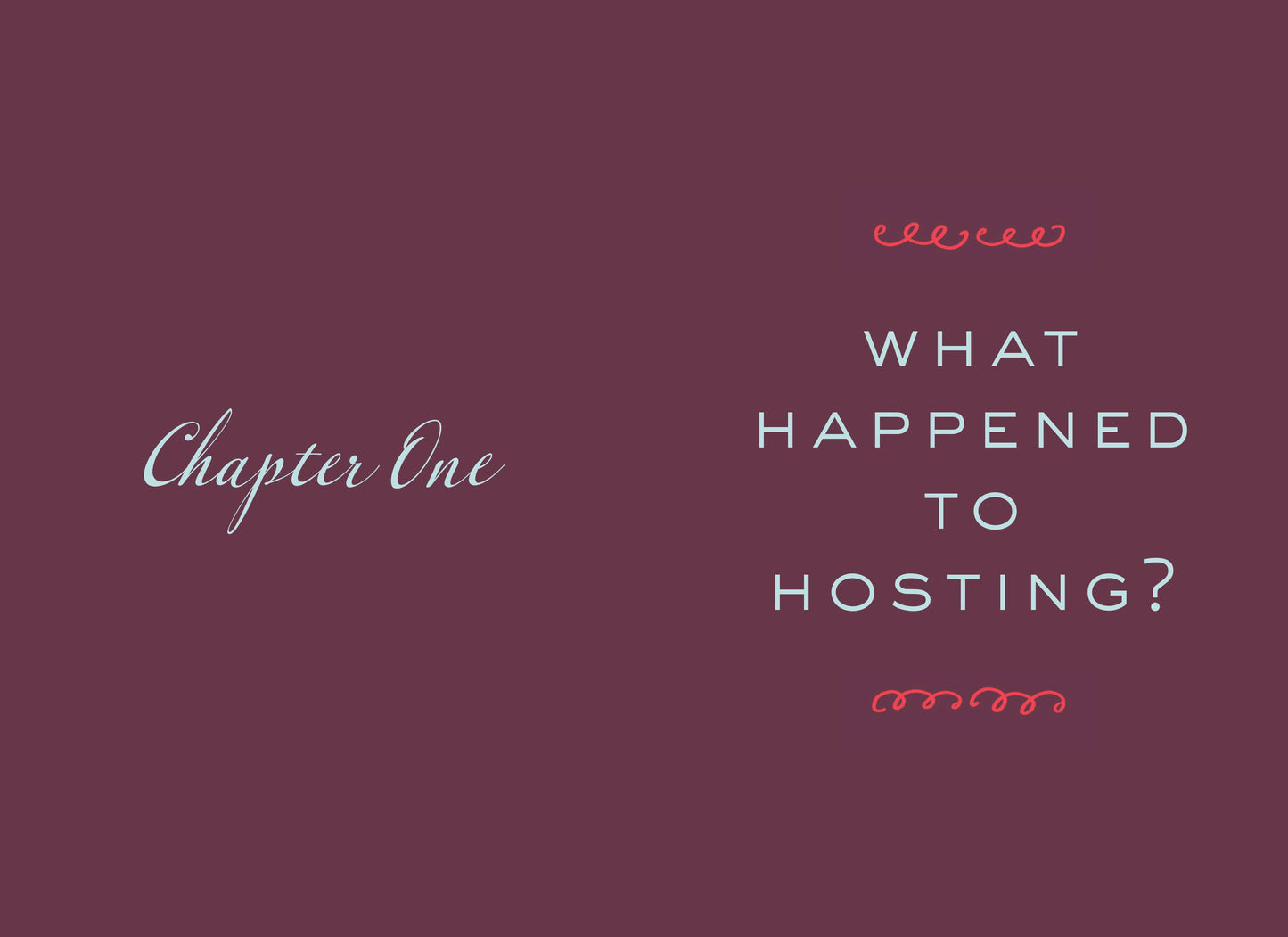 Having People Over (Chelsea Fagan)