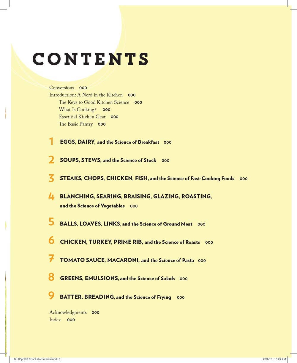 The Food Lab: Better Home Cooking Through Science: Hardcover