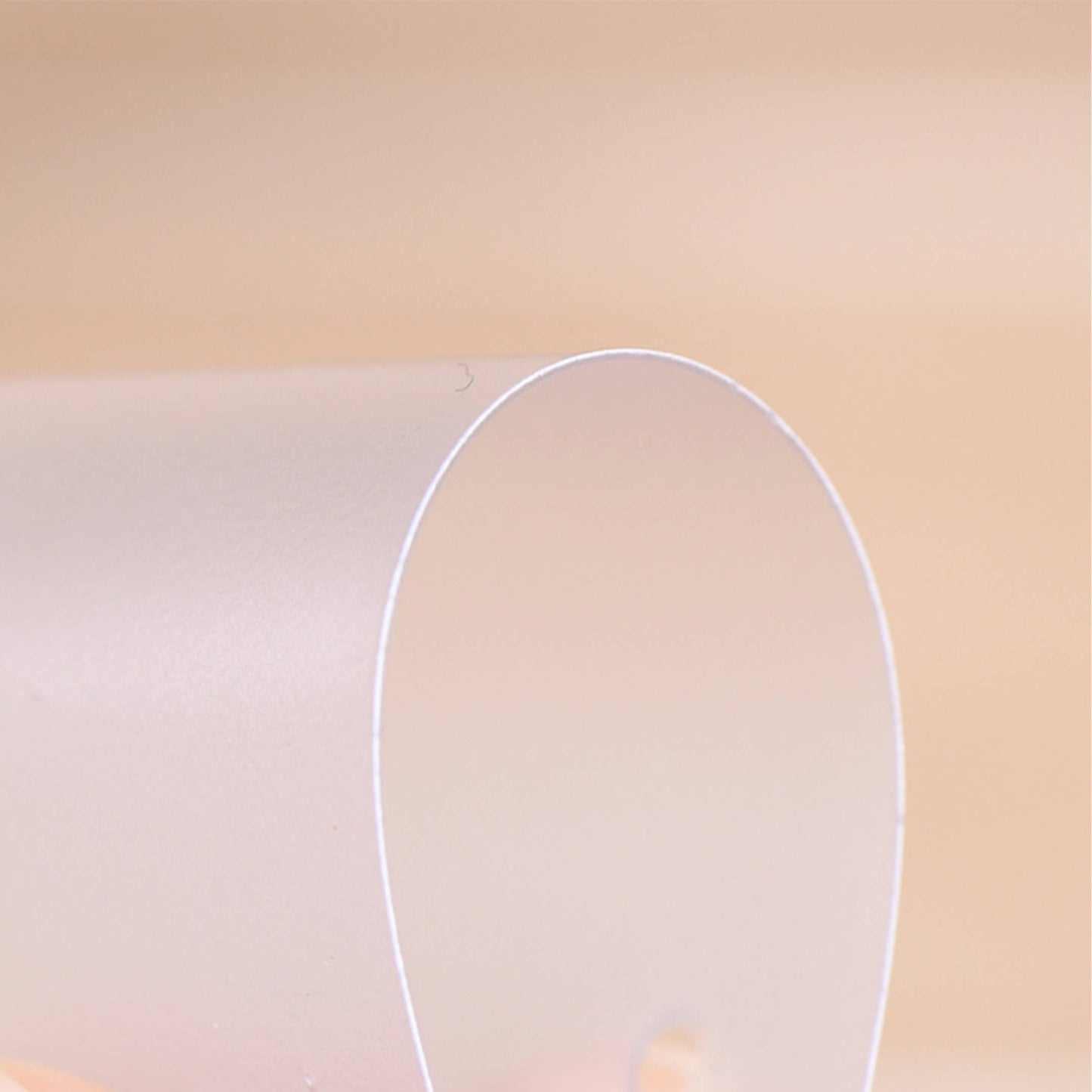 200pcs, Small Frosted & Transparent Plastic Blank Card Tag: Transparent