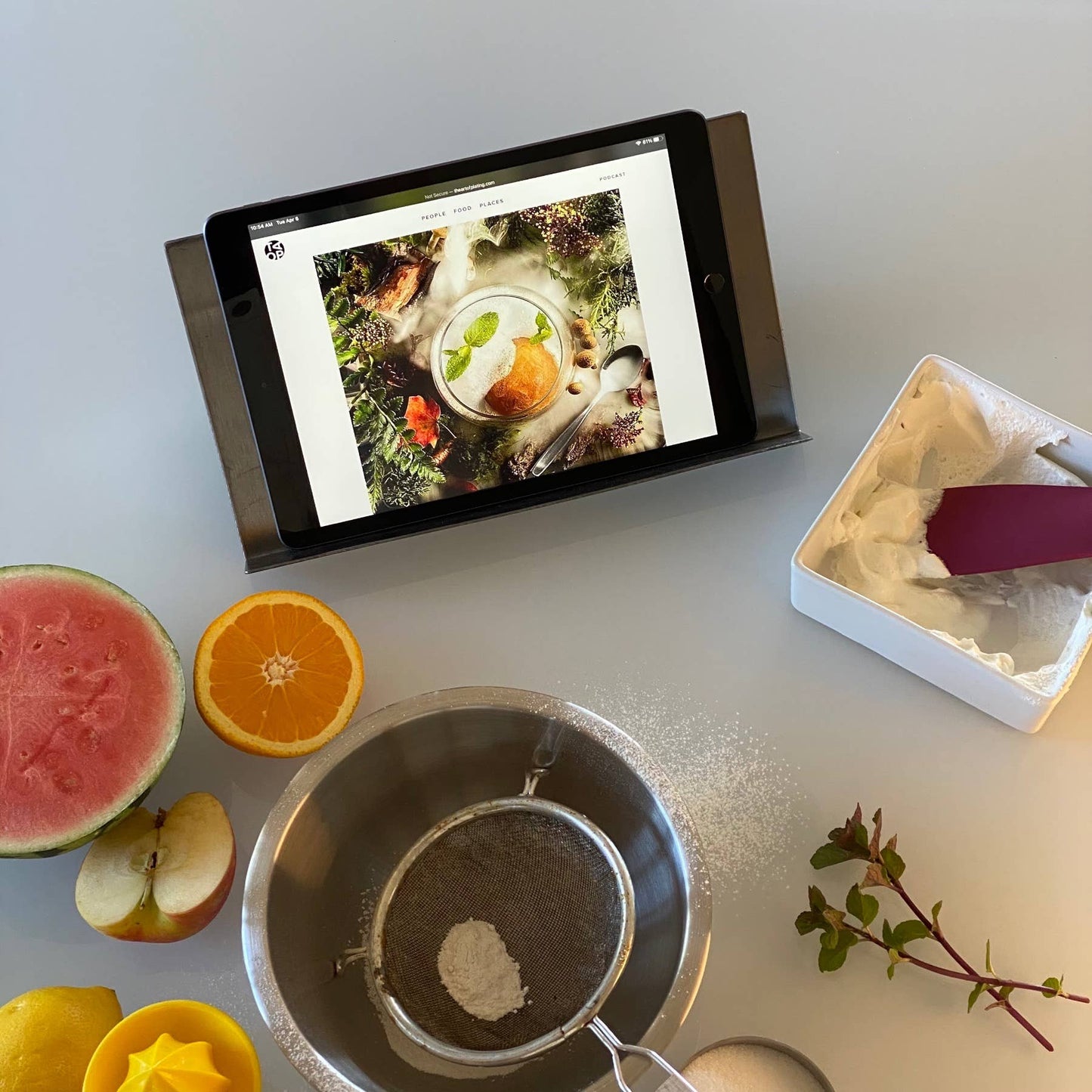 Cookbook stand
