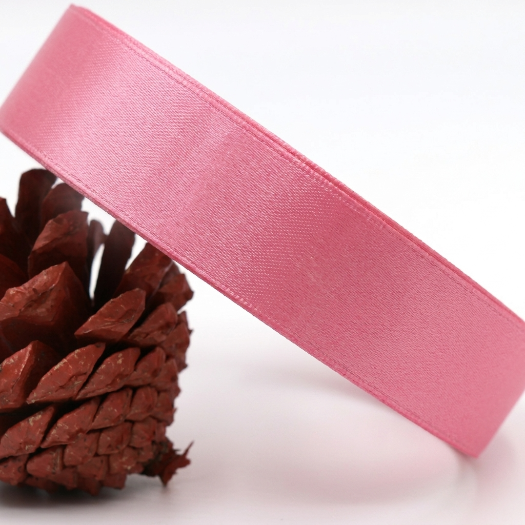 0.8" x 25yds, double layered satin polyester ribbon: Gold