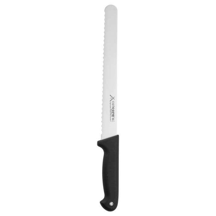 CatCora Soft-Grip Handle Serrated Bread Knife, 10in