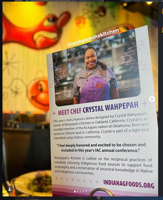 2026-09-11 | A Seat at the Table: Chef Crystal Wahpepah on Indigenous Foodways