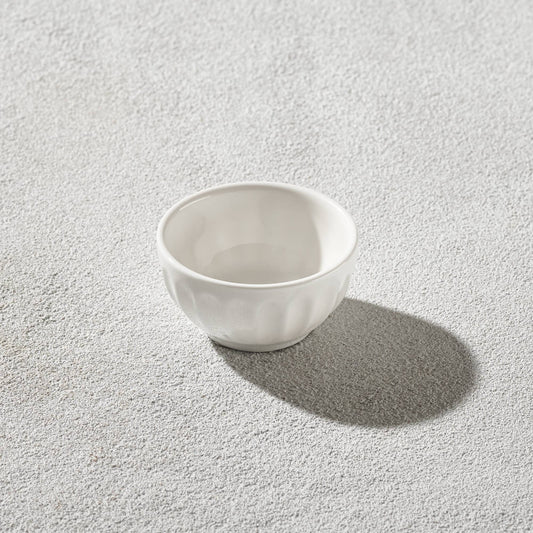 Vikko Lightning - Mini Round Appetizer Bowl, White