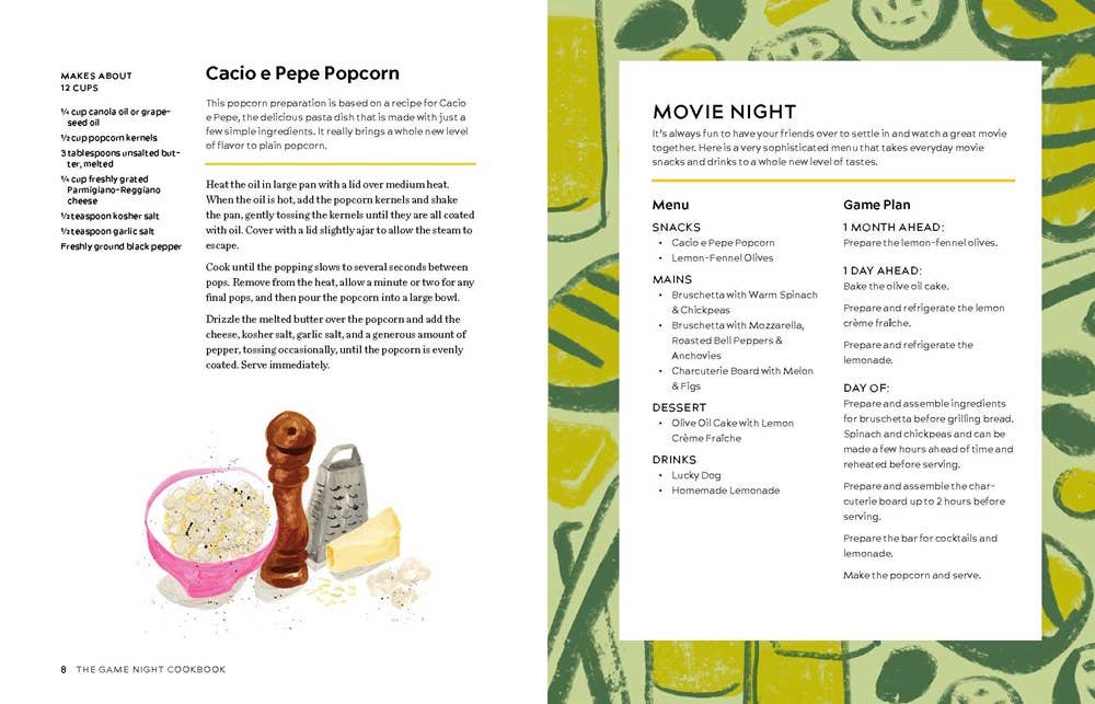 The Game Night Cookbook: Hardcover
