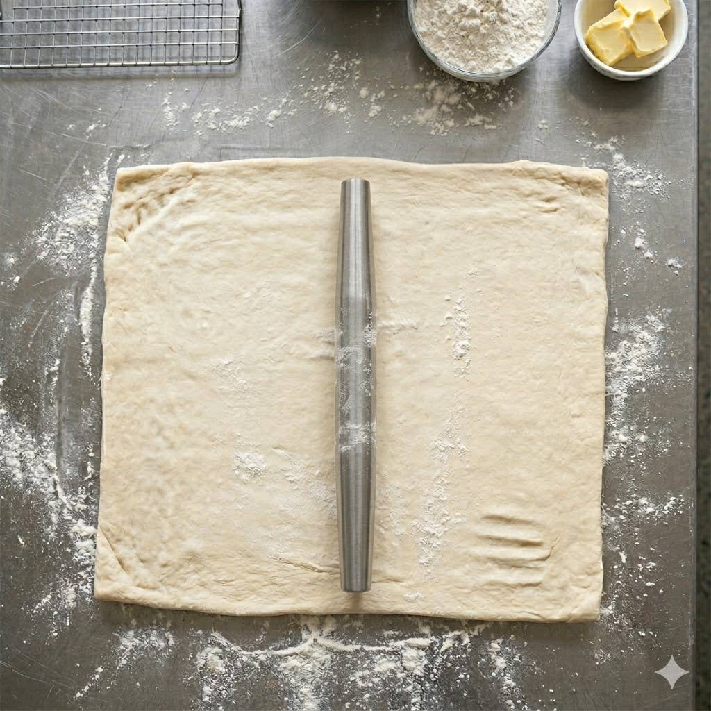 Stainless Steel French Rolling Pin - 13" SUS304